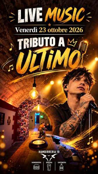 LIVE MUSIC Tributo a  ULTIMO
