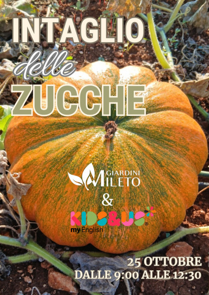 Intaglio zucche, pillole di inglese e passeggiata botanica