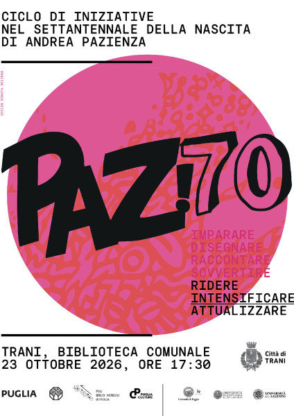 Incontro tematico su PAZ 70. RIDERE  INTENSIFICARE  ATTUALIZZARE