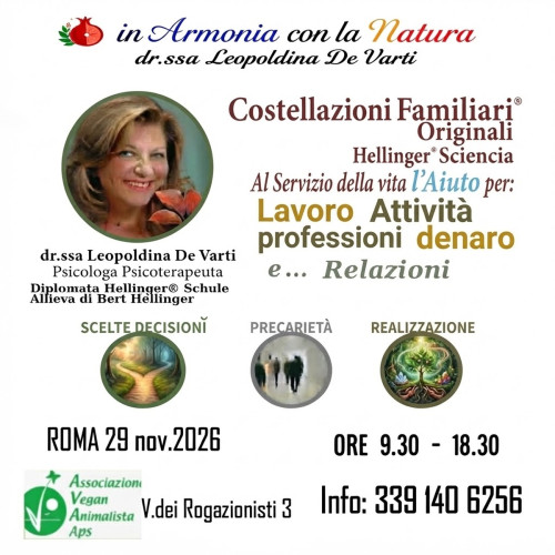 Costellazioni Familiari Originali Hellinger® Sciencia: In Armonia con la Natura