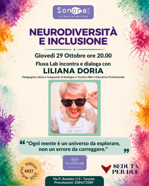 MEET autumn 2026: FluxaLab incontra e dialoga con la Dott.ssa Liliana Doria