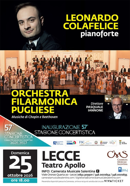 INAUGURAZIONE 57 STAGIONE CAMERATA MUSICALE SALENTINA
