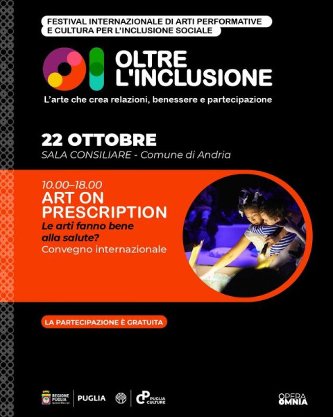 Andria – Art on Prescription: le Arti fanno bene alla salute?