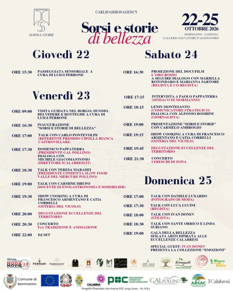 Sorsi e storie di bellezza