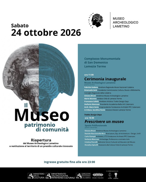 Riapertura del Museo archeologico lametino