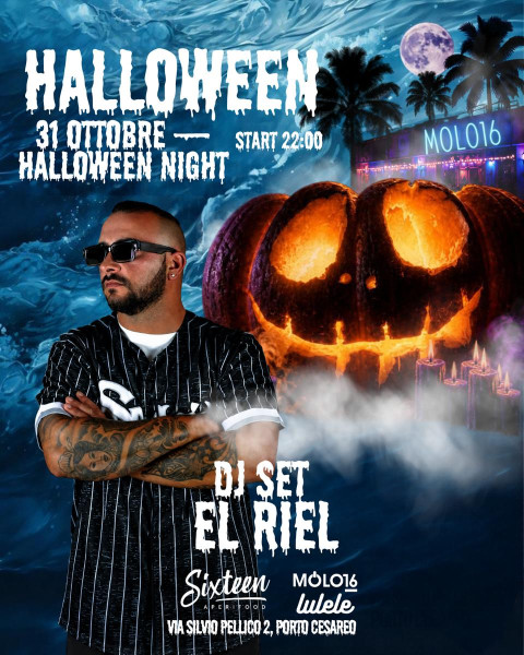 Halloween Night da Sixteen Aperifood:  Arriva el Riel