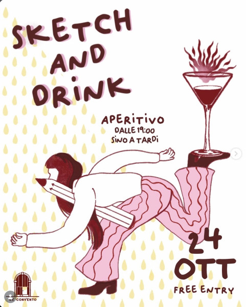 Sketch & Drink - Aperitivo Artistico