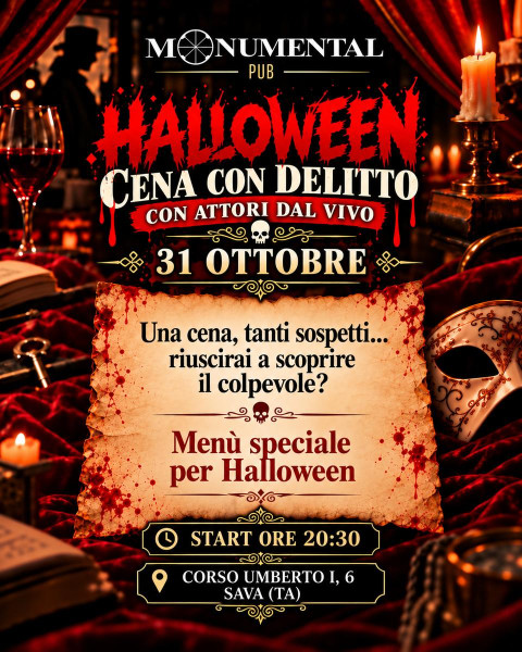 HALLOWEEN  - Cena Con Delitto