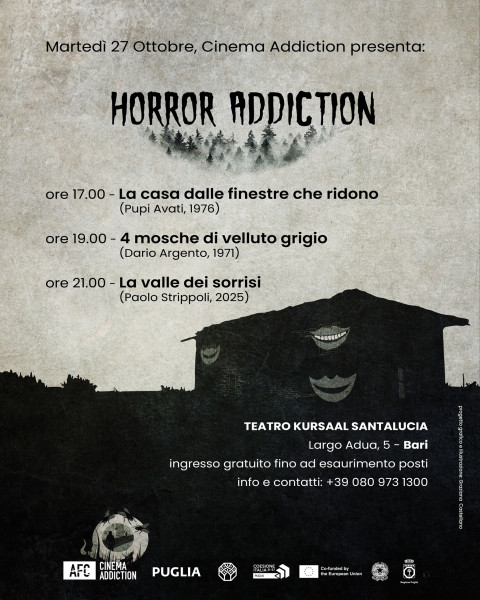 Horror Addiction con Pupi Avati, Dario Argento e Paolo Strippoli