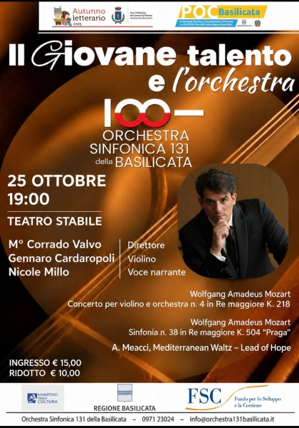 Il giovane talento e l’Orchestra-Mozart e le nuove voci della musica
