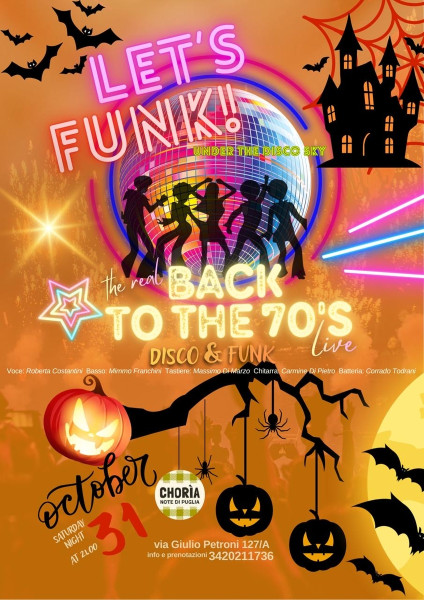 BACK TO THE 70’s_ Funk & Disco _ Live