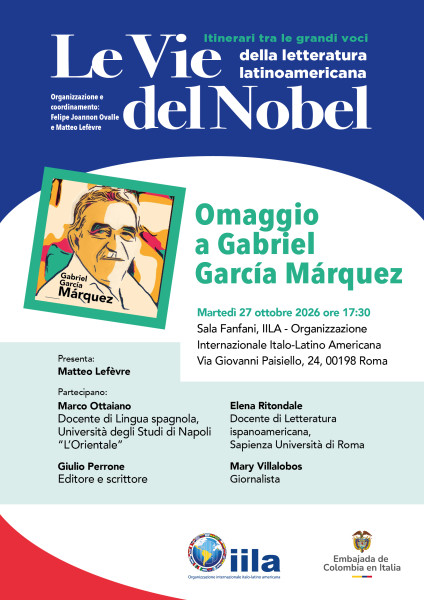 Le Vie del Nobel: incontro su Gabriel García Márquez
