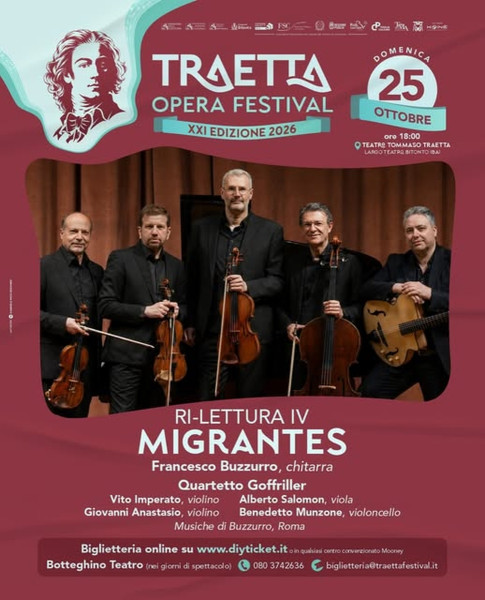 Ri-Lettura IV  MIGRANTES | Buzzurro & Quartetto Goffriller