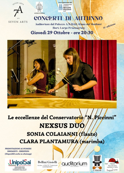 Concerti d'Autunno: Suggestioni per flauto e marimba