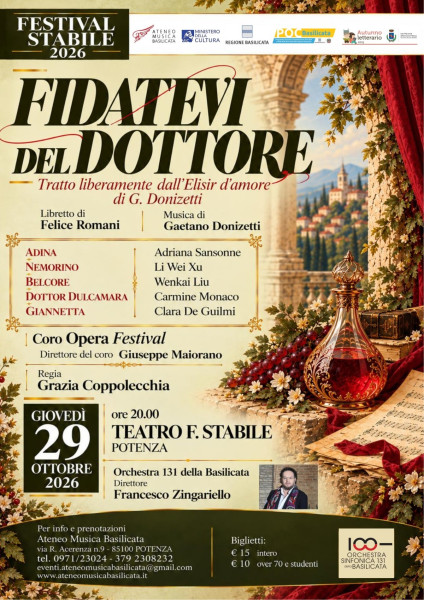 Fidatevi del dottore – L’elisir d’amore di Gaetano Donizetti