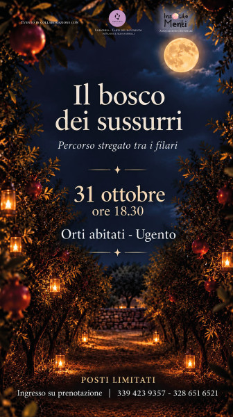 Il bosco dei sussurri - percorso stregato tra i filari