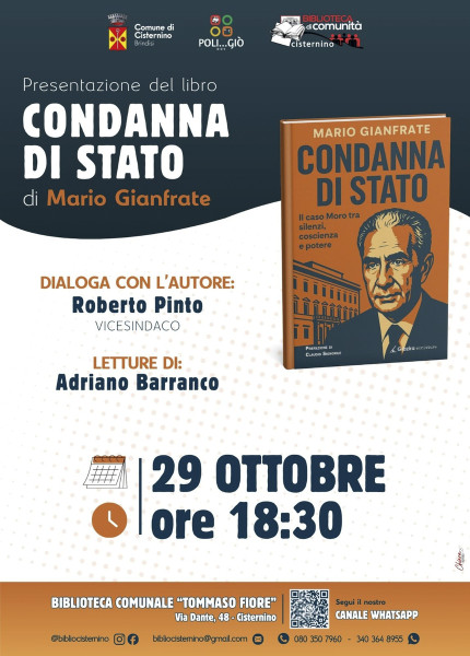 Mario Gianfrate presenta CONDANNA DI STATO