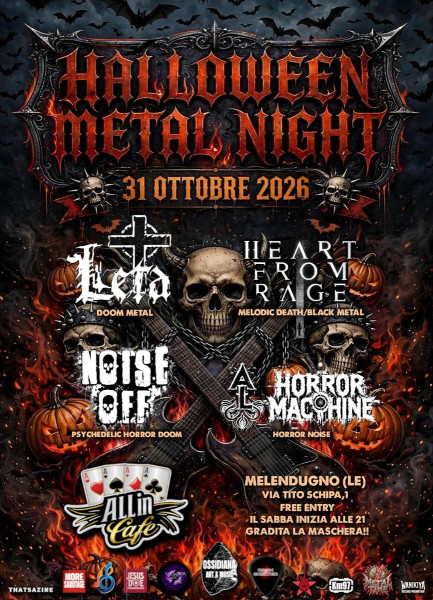HALLOWEEN METAL NIGHT @ ALLin CAFÈ (Melendugno, LE)