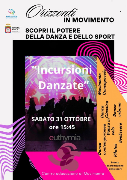Aradeo, la danza invade le strade: un paese in movimento con Orizzonti in Movimento