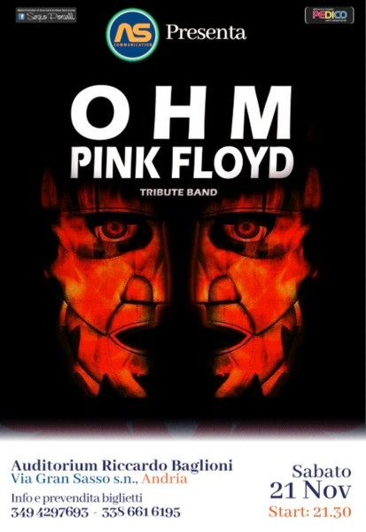 OHM PINK FLOYD TRIBUTE BAND LIVE ANDRIA
