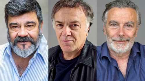 Rosencrantz e Guildenstern sono morti – Francesco Pannofino, Francesco Acquaroli e Paolo Sassanelli
