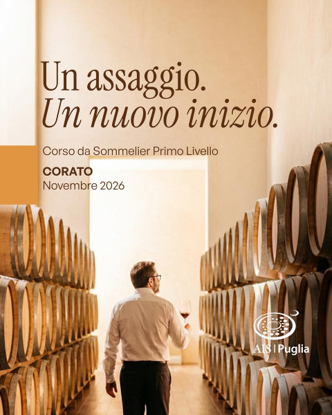 Parte il corso da sommelier AIS Puglia, entra nel mondo del vino!