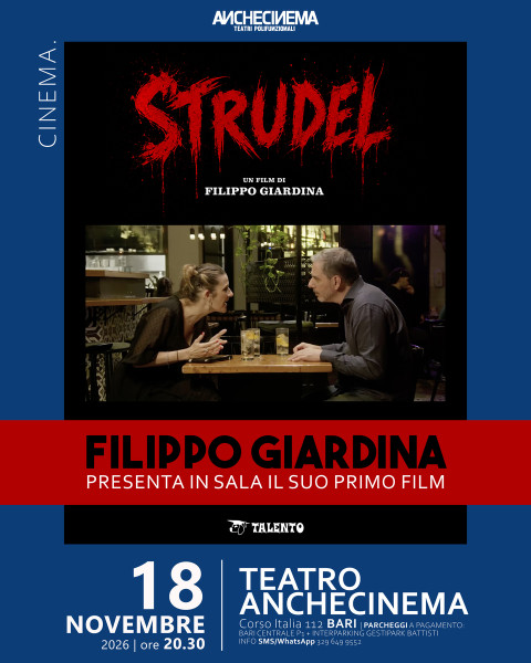Filippo Giardina presenta in sala il suo primo film Strudel