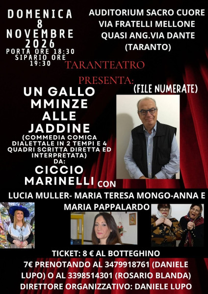 INCREDIBILE RITORNO DELLA COMPAGNIA DI CICCIO MARINELLI (a grande richiesta)