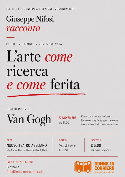 Giuseppe Nifosì racconta, 4^ incontro, Van Gogh