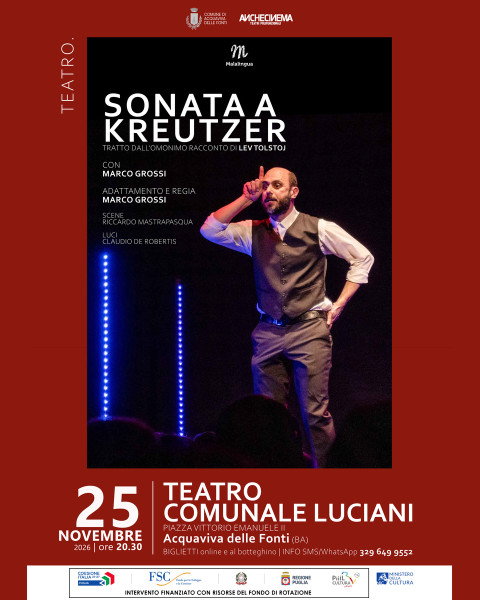 Sonata a Kreutzer | tratto dal racconto di Lev Tolstoj