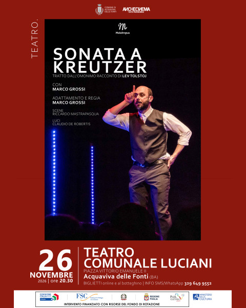 Sonata a Kreutzer | tratto dal racconto di Lev Tolstoj