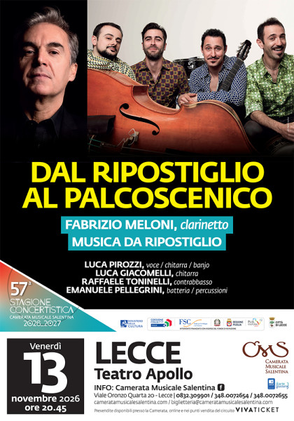 Dal Ripostiglio al Palcoscenico con Fabrizio Meloni e Musica da Ripostiglio
