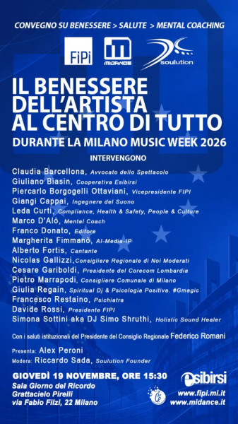 Il benessere dell’artista al centro di tutto