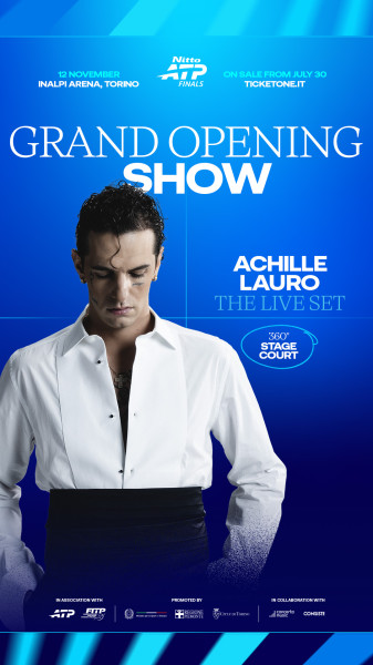 Grand Opening Show 2026 con Achille Lauro