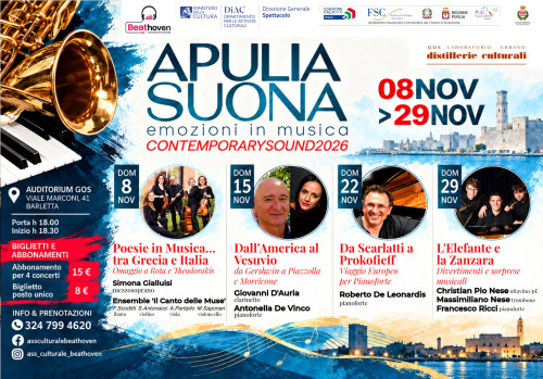 Apulia Suona -  Contemporary Sound 2026