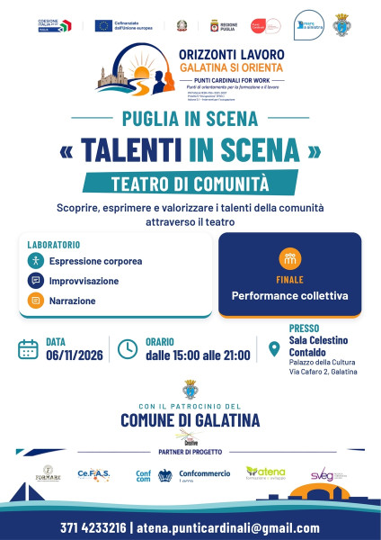 Teatro di Comunità TALENTI IN SCENA_laboratorio intensivo