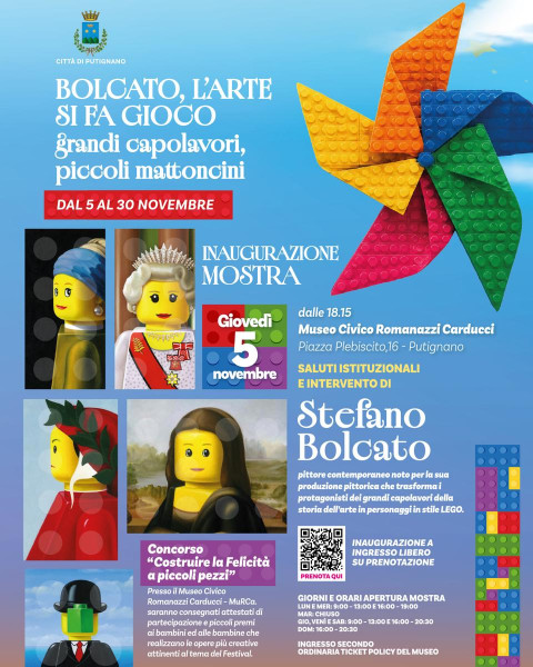 Bolcato, l'arte si fa gioco - grandi capolavori, piccoli mattoncini