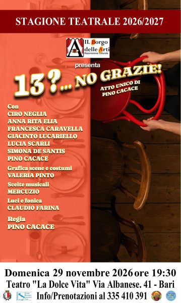 13?...NO GRAZIE!