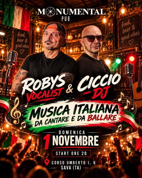 RobyS Vocalist & Ciccio DJ  Musica italiana da cantare e ballare