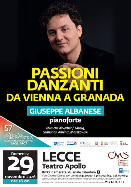 Passioni danzanti: da Vienna a Granada – Giuseppe Albanese