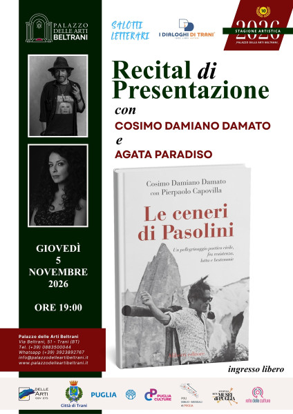 Presentazione libro "Le ceneri di Pasolini"