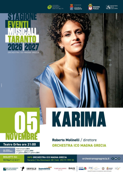 KARIMA & l’ORCHESTRA ICO DELLA MAGNA GRECIA