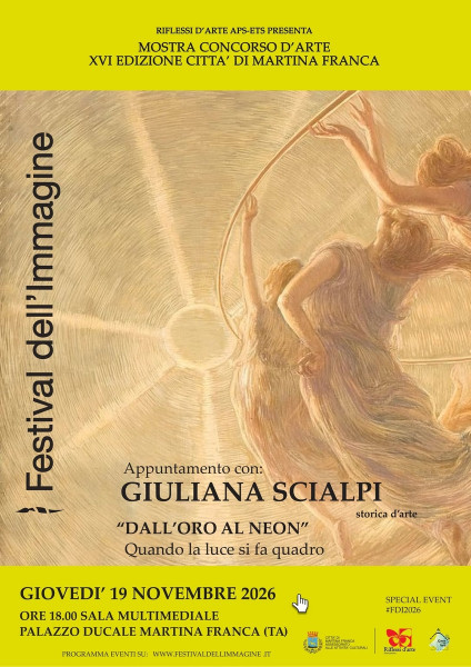 Dall’oro al Neon: la luce raccontata da Giuliana Scialpi