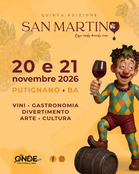 San Martino  Ogni mosto diventa vino. 5ª edizione