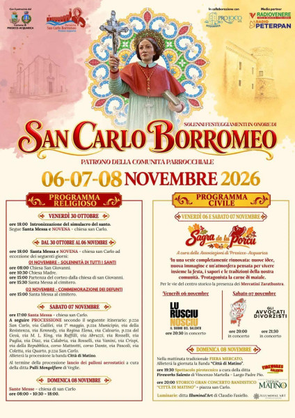 Festeggiamenti in onore di San Carlo Borromeo