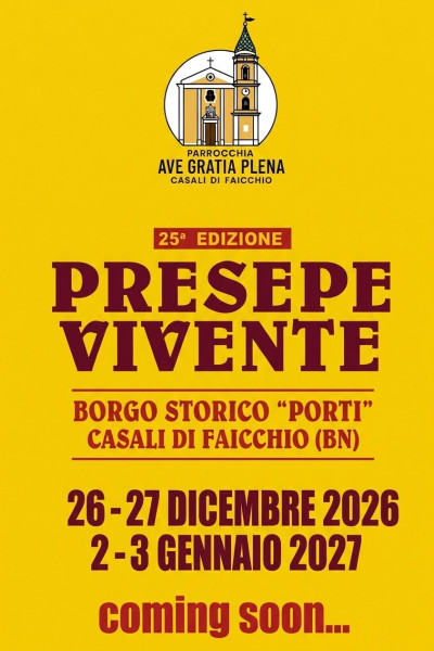 25ª Edizione del Presepe Vivente