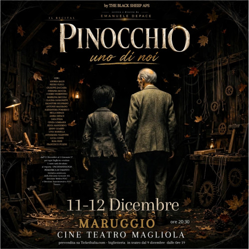 PINOCCHIO uno di noi - IL RECITAL