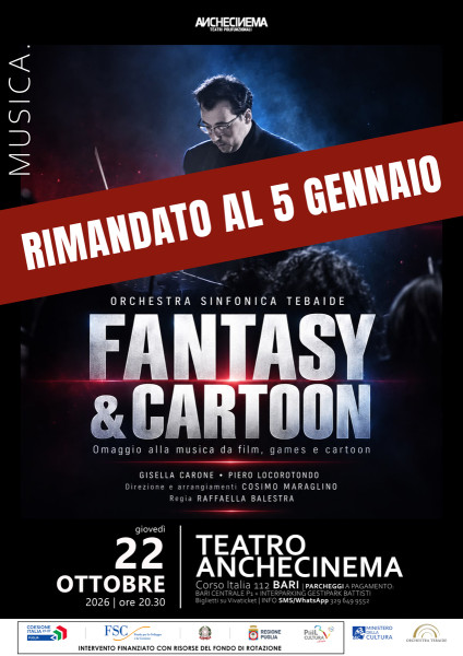 Fantasy&Cartoon con l'Orchestra Sinfonica Tebaide