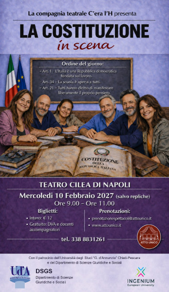 La Costituzione in scena