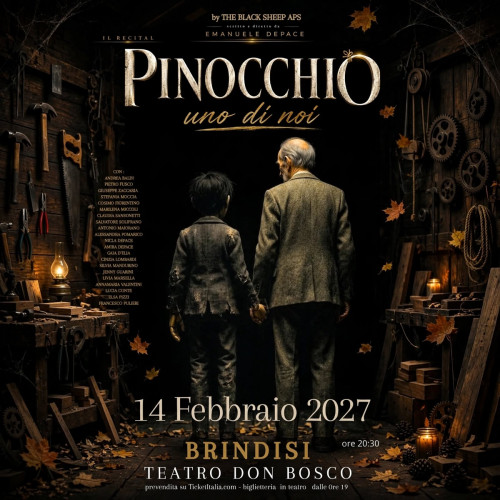 PINOCCHIO uno di noi - IL RECITAL